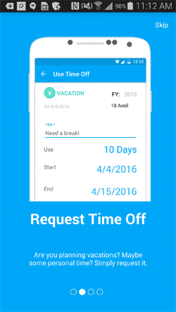 Time Off for Android slideshow 2