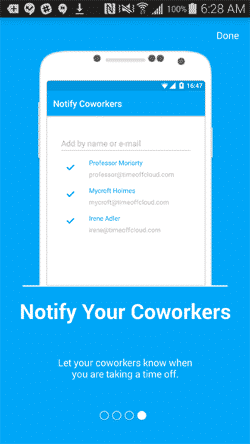 Time Off for Android slideshow 4