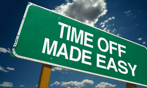 Time Off Made Easy Sign