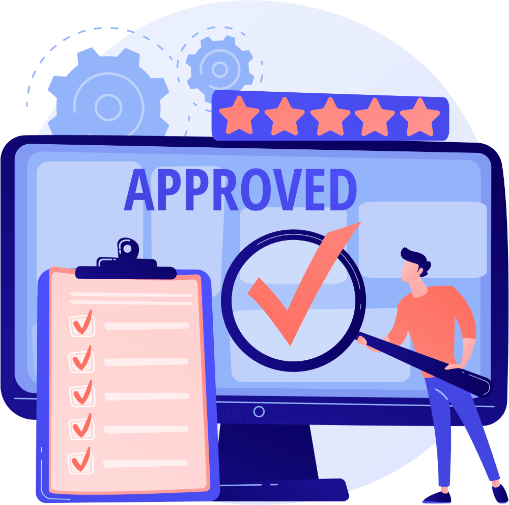 Transparent person with clipboard and checklist